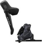 Shimano Frână față hidraulică Shimano GRX BL-RS717/BR-RX410F Di2, 1-viteză, Flat Mount, furtun 1 000 mm,