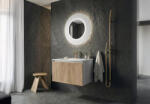 SAPHO Areca öntött márvány mosdó 81x52 cm, fehér AC081 (AC081)