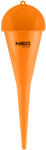 NEO TOOLS Tölcsér hosszú csőrrel, 450mm, 115mm tölcsérátmérő, műanyag (11-556)