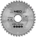 NEO TOOLS Körfűrészlap univerzális, keményfém fogakkal, 165x30mm, 40 fog (55-545) - szerszamparadicsom