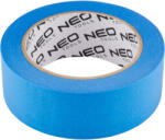 NEO TOOLS Ragasztószalag festőszalag kék, papír, precíziós, időjárásálló, 14napig UV álló, nyílászárókhoz, 38mm x 50m (56-071)
