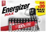 Energizer Elem AAA mikro LR03 Max 20 db/csomag, Energizer (EMAAAP20) - iconink