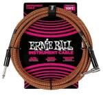 Ernie Ball 6470 Szövetkábel 3m Pipa/egyenes Pumpkin Pie