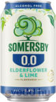 Somersby Alkoholmentes Cider 0, 33L Elderflower&Lime 0, 0% (DRS)*