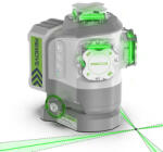 Huepar Pro GS03CG - 12 vonalas, 3D (3x360°) zöld lézer szintező (gs03cg)