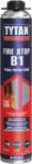 Tytan FIRE STOP B1 Tűzgátló Poliuretán Pisztolyhab, 750 ml (10021876)