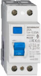 Schrack Hibaáram kapcsoló AMPARO 10kA 25A, 2 pólusú, 30mA, A (AR052203--) (AR052203--)