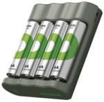 EMOS B50444 GP Akkumulátor töltő Eco E441+4xAA ReCyko 2100mAh (1604844110)
