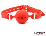 Fetish Addict Топка за уста с отвори Ball Gag S червена