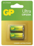 EMOS B15012U GP Ultra Lítium elem CR123A 2db/bliszter (1022000112)
