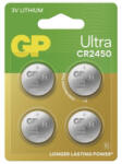 EMOS B32854 GP Ultra Lítium gombelem CR2450 4db/bliszter (1042245014)