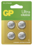 EMOS B32324 GP Ultra Lítium gombelem CR2032 4db/bliszter (1042203224)