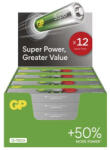 EMOS B0114T GP Super Alkáli elem AAA 12db/fólia, display box (1013101201)