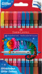 Faber-Castell Carioca 10 Culori Glitter 2 Capete Faber-Castell (FC151107)