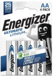 Energizer Elem AA ceruza LR06 Ultimate Lítium 4 db/csomag, Energizer (ELAAB4) - mystock