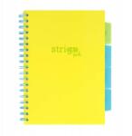 strigo Spirálos Jegyzetfüzet Pad B5/100 lap neon sárga vonalas (PADS086)