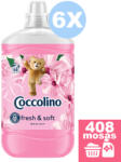 Coccolino Silk Lily öblítő 6x1, 7 liter [408 mosás]