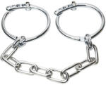 BDSMaster Kufiks Bokabilincs Rozsdamentes acél 24-27, 5 cm 30 cm lánc - szexvital