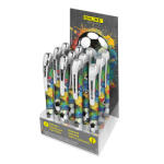 ONLINE Display Töltőtoll+Roller Online Foci 12 db-os vegyes (08425/12)