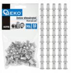 Geko M4 Alumínium Szegecsanya Készlet Vékony Lemezekhez 50DB-OS (4900137490483)