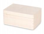Pinus Fa dekorációs láda 30x20x13, 5 cm fogantyúk nélkül, rétegelt lemez tetővel (3150.A.C)