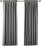Amazon Blackout thermo függöny 117×137 cm sötétítő sötétszürke 2 db (B0725JY8GS)