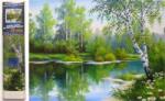 NORIMPEX - Puzzle Pictura cu diamant: Peisaj de primavara 30x40cm - 1 - 39 piese