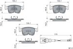 Bosch set placute frana, frana disc BOSCH 0 986 460 321 (0 986 460 321)