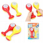 Eddy Toys 191. Marakasy gyerekeknek x2 Csörgők Hangszer 15 cm (8711252165783)