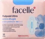 Facelle Egészségügyi Betét Szárnyakkal Extra Hosszú 12 Db