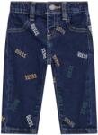 Guess Детски дънки Guess - С цветни надписи, сини, 18 м (20254-I5BA01-D4CA0-SLTO-18M) - baby