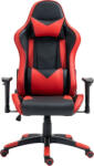 Zita Plus A6190 Scaun Gaming Din piele ecologică Negru/Roșu (01.0109)