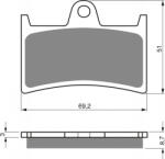 GOLDFREN Placute de frana GOLDFREN GPR (312540)