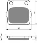 GOLDFREN Placute de frana GOLDFREN S3 (14364)