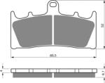 GOLDFREN Placute de frana GOLDFREN GP6 (46771)