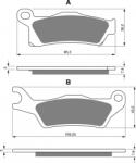 GOLDFREN Placute de frana GOLDFREN AD OFF-ROAD FRONT (46764)