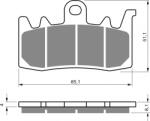 GOLDFREN Placute de frana GOLDFREN GPR (312543)