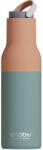 Asobu Sticlă termică cu pai Metro 600 ml, verde pastel (SBV34PG)