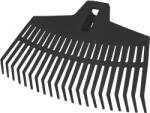 FLO cap greblă din plastic pentru iarbă, 21 dinți (35798)