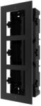 Hikvision Panou frontal Hikvision pentru 3 module, negru, montaj incastrat (DS-KD-ACF3/BK)