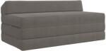 vidaXL Canapea Pat Pliabila Gri deschis 120 x 60 x 49 cm Tesatura GartenMobel Dekor (900046) Canapea