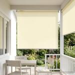 vidaXL Щора за открито с UV защита Кремаво 120 x 230 cm (Ш x В) (42041184)