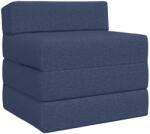 vidaXL Canapea Pat Pliabila albastru 200 x 70 x 10 cm Tesatura GartenMobel Dekor (900022) Canapea
