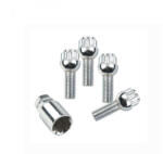  Set prezoane antifurt M12x1.5 cu con sferic (rotund) si cheie pentru jante (130525-2)