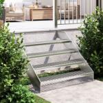 vidaXL Treapta tip gratar, 100x24x7 cm, otel galvanizat GartenMobel Dekor (155686) Covor