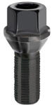  Prezon janta auto M14x1.25, 27 mm, con drept, negru, cheie HEX17 (070526-6)
