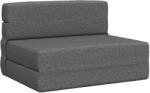 vidaXL Canapea Pat Pliabila Gri deschis 70 x 72 x 60 cm Tesatura GartenMobel Dekor (900068) Canapea
