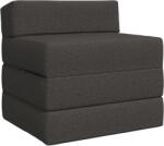 vidaXL Canapea Pat Pliabila Gri închis 200 x 70 x 15 cm Tesatura GartenMobel Dekor (900001) Canapea
