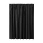 Jemidi Draperie cu rejansa Jemidi, 300 x 245 cm, Negru, Poliester, 55276.01. 02 (4056825050139)