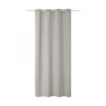 Jemidi Draperie opaca Stella cu inele Jemidi, 140 x 245 cm, Gri, Poliester, 55283.25. 01 (4056825070236)